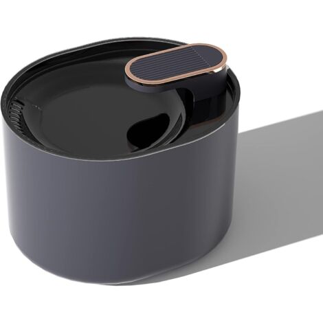 Fontanella per gatti, beverino per gatti, capacità 3 litri, silenziosa, con filtro, pompa dell'acqua, cavo USB e adattatore UE inclusi (blu-nero)