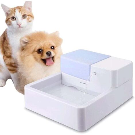 Fontanella per gatti - Fontanella per animali domestici da 1,8 l con distributore automatico di acqua per gatti