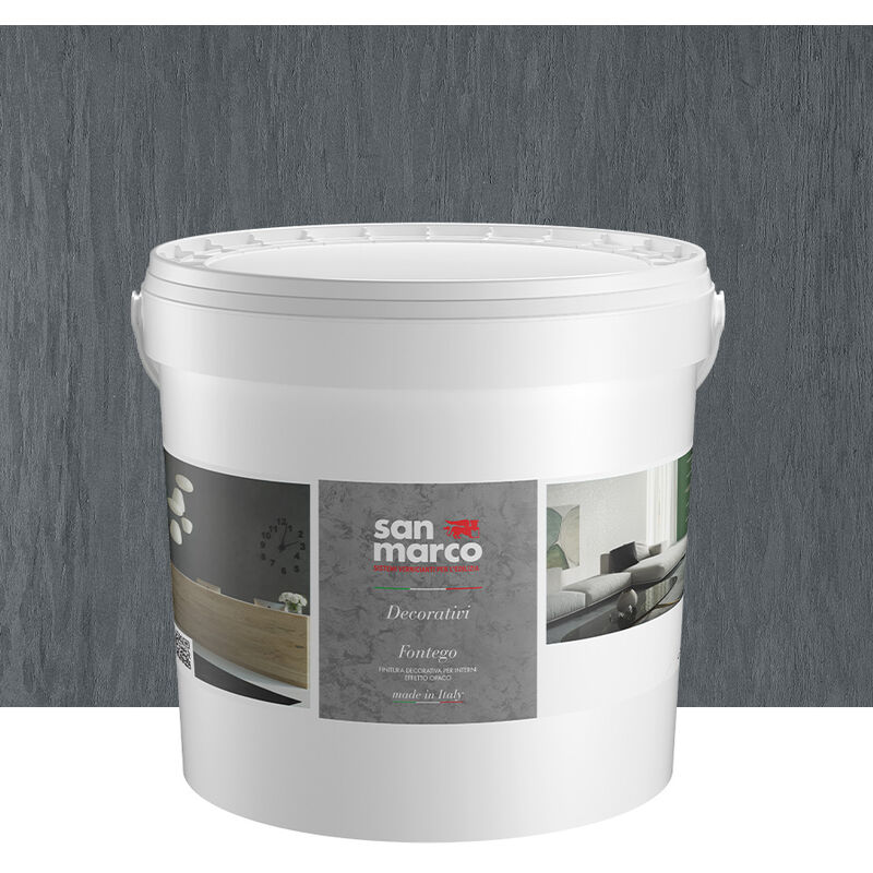 San Marco Fontego Argento 1 Lt Decorativo Dalla Texture Morbida E V...