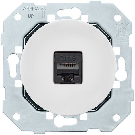 FONTINI DOM PRISE RJ45 CATÉGORIE 6 BLANC - FON038041