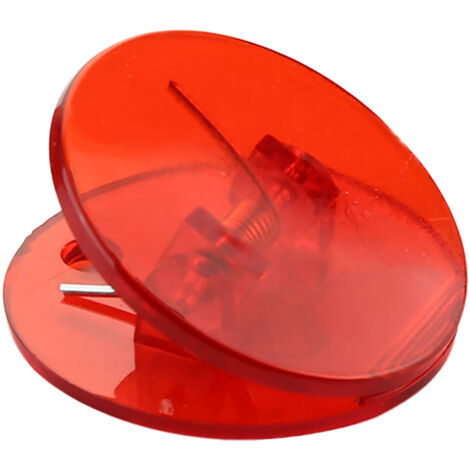 Food Freshness Clip Plastic Round Chip Clip Multipurpose Snack Bag Sealing Clamp for Home Kitchen Red