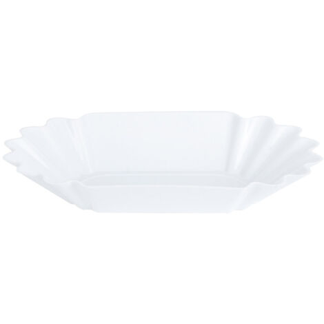 Food Grade PP Plastic Coffee Bean Display Dish Sample Tray Storage Container Kitchen AccessoryWhite