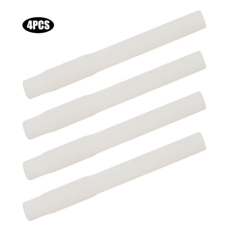 Food Grade Rubber Short Tube Pipe Milking Machine Accessories Milking Cup Set Parts4Pcs White Short Tube