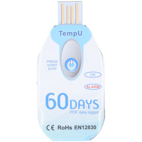 Food Temperature Recorder Portable Temperature Data Logger PDF Report USB Powered Data Logger