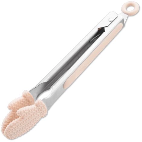 Food Tong Silicone Anti Slip Hand Palm Shaped Food Tongs 9inch Bread Serving Food Tong for Bread Baking Barbecue
