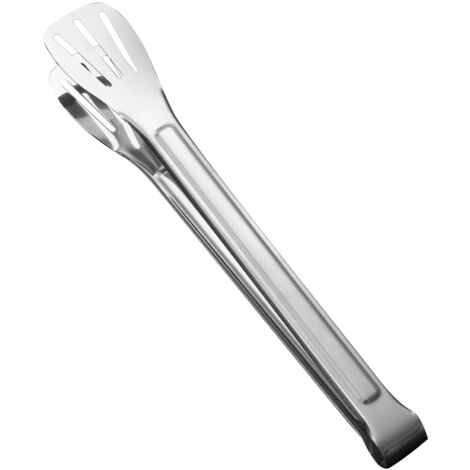 Food Tongs 12in Stainless Steel for Kitchen Serving Cooking Home Barbecue Steak Buffet