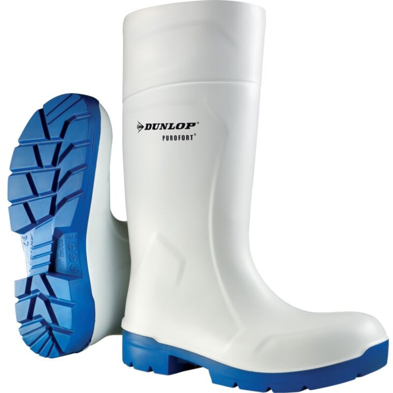 Dunlop CA61131 Foodpro Multigrip White Safety Wellington Boots - Size 5/38