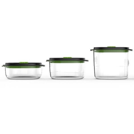 FOODSAVER - BOITE FRAICHEUR LOT 3 0L7+1L2+1L8 MO