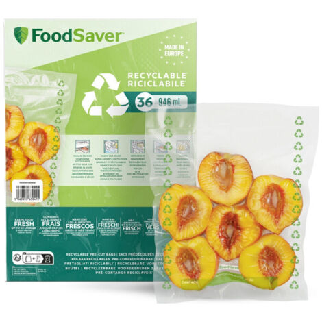 FOODSAVER FOODSAVER 36 SACS RECYCLABLE (0.94L) 1218223