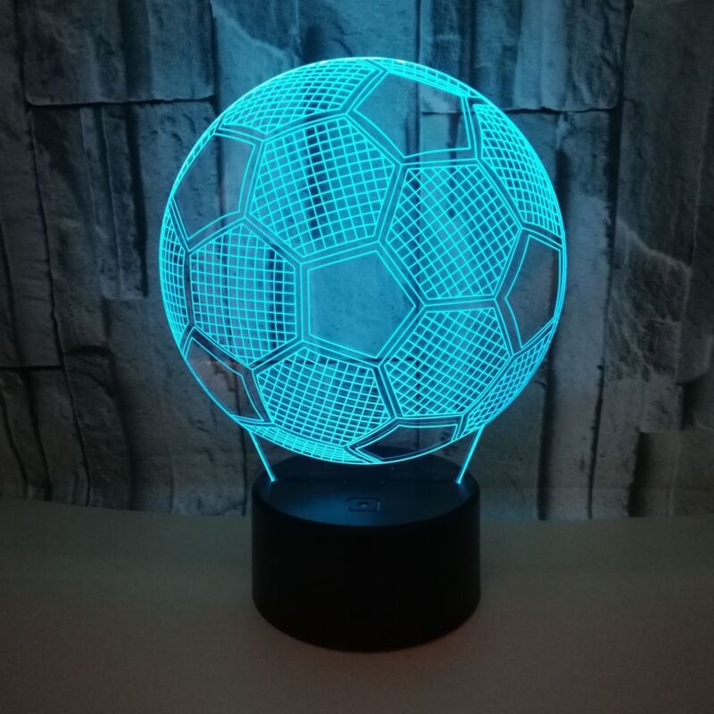 Image of Football Night Light for Kids, 3D&hellip;