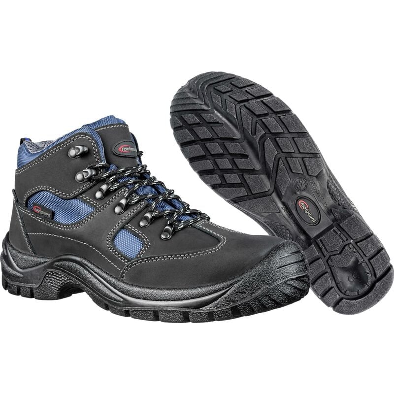 Footguard - safe mid 631840-44 Chaussures montantes de sécurité S3 Pointure (eu): 44 noir, bleu 1 pc(s) Q950122