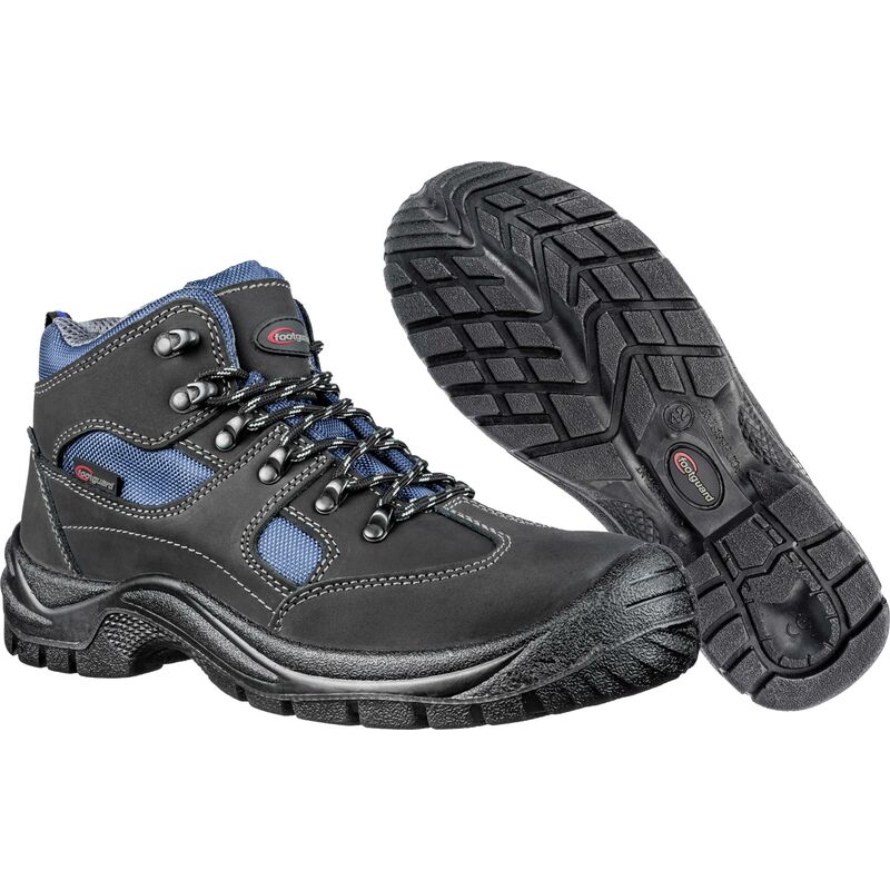 Footguard - safe mid 631840-43 Chaussures montantes de sécurité S3 Pointure (eu): 43 noir, bleu 1 pc(s) Q950152