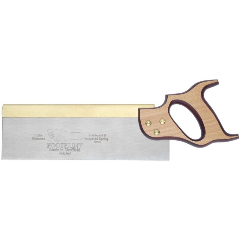 Footprint 12455 256 Brass Back Tenon Saw 250mm (10in) 15 TPI FOO25610