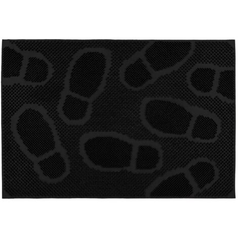 Footprint Scraper Rubber Pin Doormat, 40x60cm