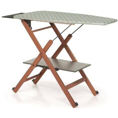 Foppapedretti 9900310806 Asse da stiro Ripiegabile 102x49x85-91cm Noce