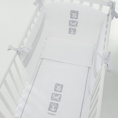 Foppapedretti Completo Piumone, Paracolpi e Federa per Letto Babyzoo