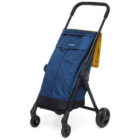 FOPPAPEDRETTI Foppapedretti Go Fast Carrello Portaspesa Pieghevole, Blu Ocean