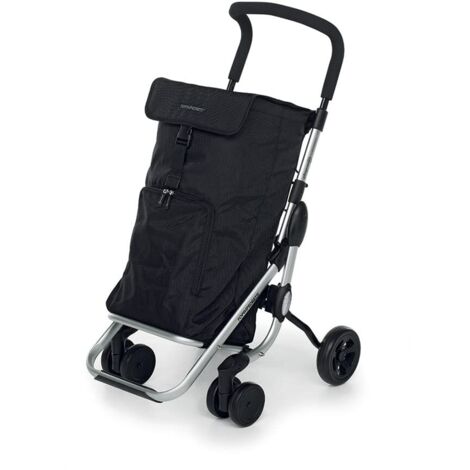 FOPPAPEDRETTI Foppapedretti Help Carrello Portaspesa, Nero