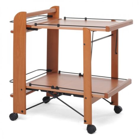 FOPPAPEDRETTI Foppapedretti Service Carrello Portavivande, Noce