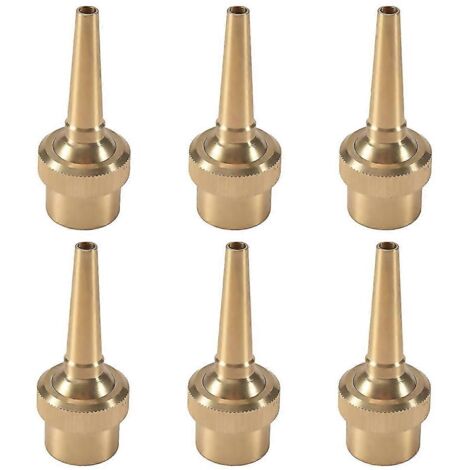 For 6 Pcs Fountain Nozzle Head G12 Dn15 Adjustable Direction Jet Water Spray Sprinkler Head For