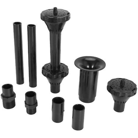 For 9pcs Small Fountain Nozzle Kit Water Fountain Nozzle Heads For Pond Fountain Submersible