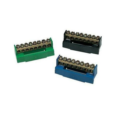 FOR Barrette de Terre (vert)- 6 x 10 mm² en 2 x 16 mm² (x4) 4TBR610186C0200 ABB 610186