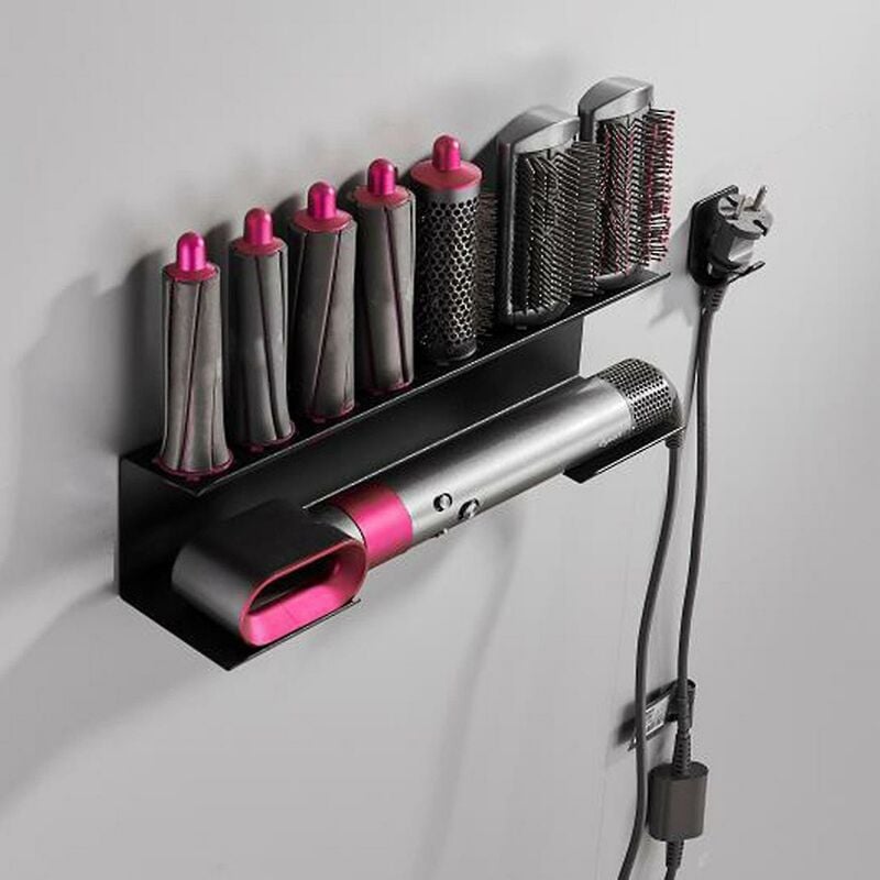 For Dyson Airwrap Wall Mounted Dryer and Hair Curler Storage Rack