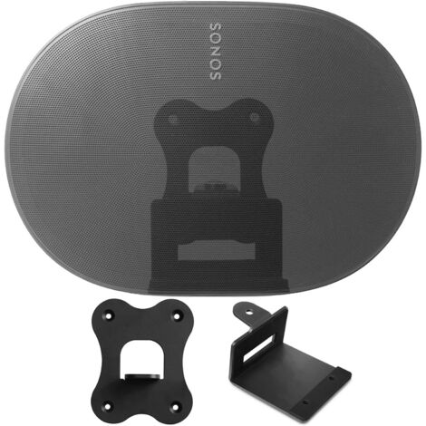 For Sonos Era 300 Holder Sonos Era 300 Wall Mount Stand Holder Accessories With Integrated Cable Management, Smart Home Speaker Accessory Rack (Black, Yt) 2 Pieces
