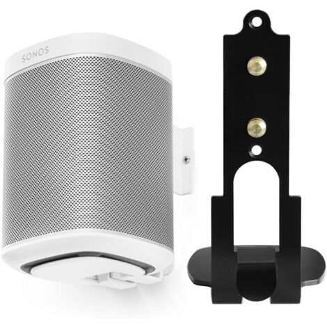 For Sonos One/One Sl Wall Mount Stand Accessories With Integrated Cable Management, Smart Home Speaker Accessories Rack (Black, Ytgj) 1 Piece