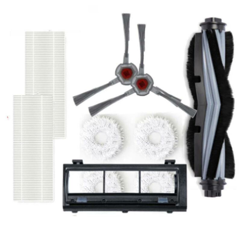 Crea - For Yeedi Mop Station With Side Brush Main Brush Dust Box Filter