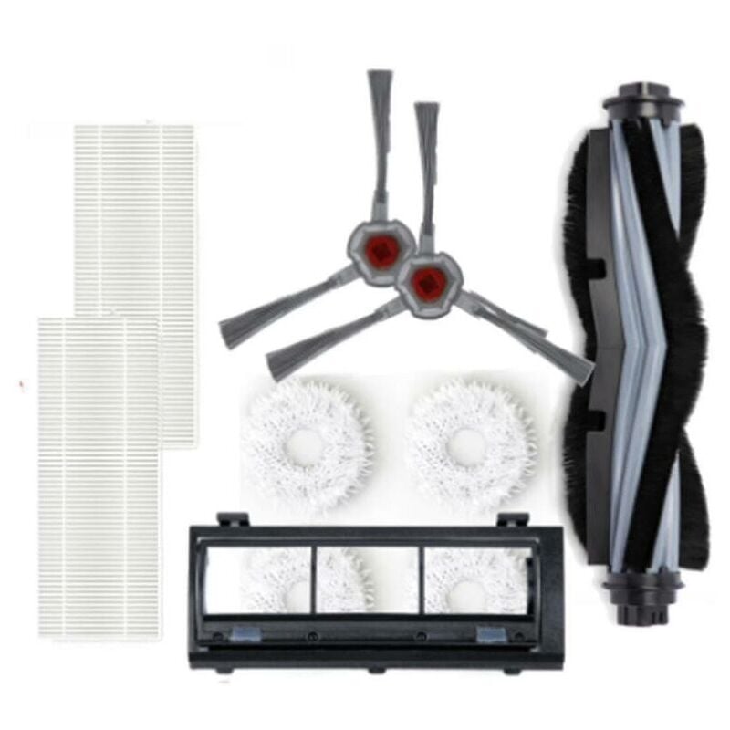 SNQ - For Yeedi Mop Station With Side Brush Main Brush Dust Box Filter