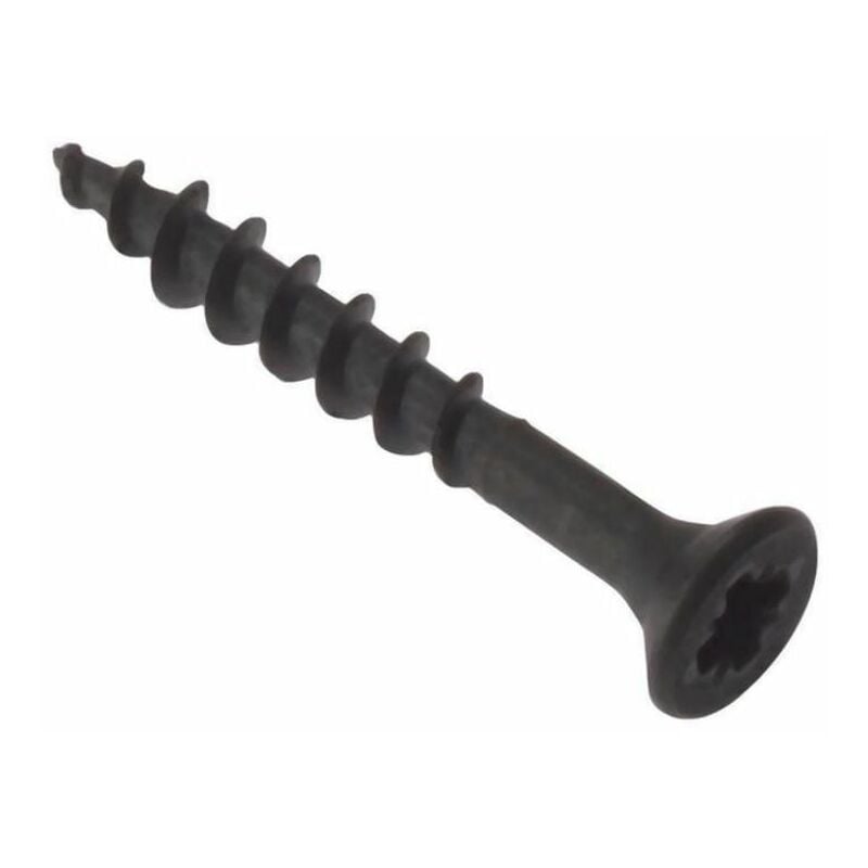 Forgefix - Drywall Screw Phillips Bugle Head sct Black Phosp 4.2 x 75mm Box 100 fo