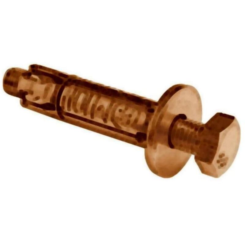 Through Bolt zyp M12 x 140mm Bag 5 FORTB12140G - Forgefix