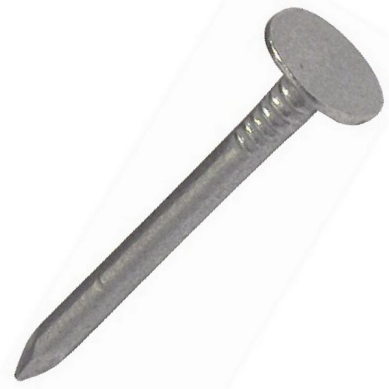 Forgefix - Forge Extra Large Head Clout Nails Galvanised 3.00 x 25mm 1Kg Bag