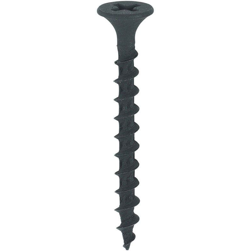 Timco - Drywall Timber Stud Plasterboard Screws - PH - Bugle - Coarse Thread - Grey (Size 3.5 x 38 - 200 Pieces)