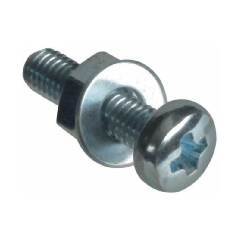 Forgefix - 25MSCSK620 Machine Screw Pozi Compatible csk zp M6 x 20mm Bag 25 FORMSCSK620M