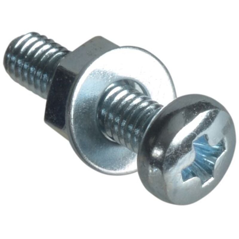 Forgefix - Machine Screw Pozi Pan Head zp M3 x 12mm Forge Pack 25 FORFPMSPH312