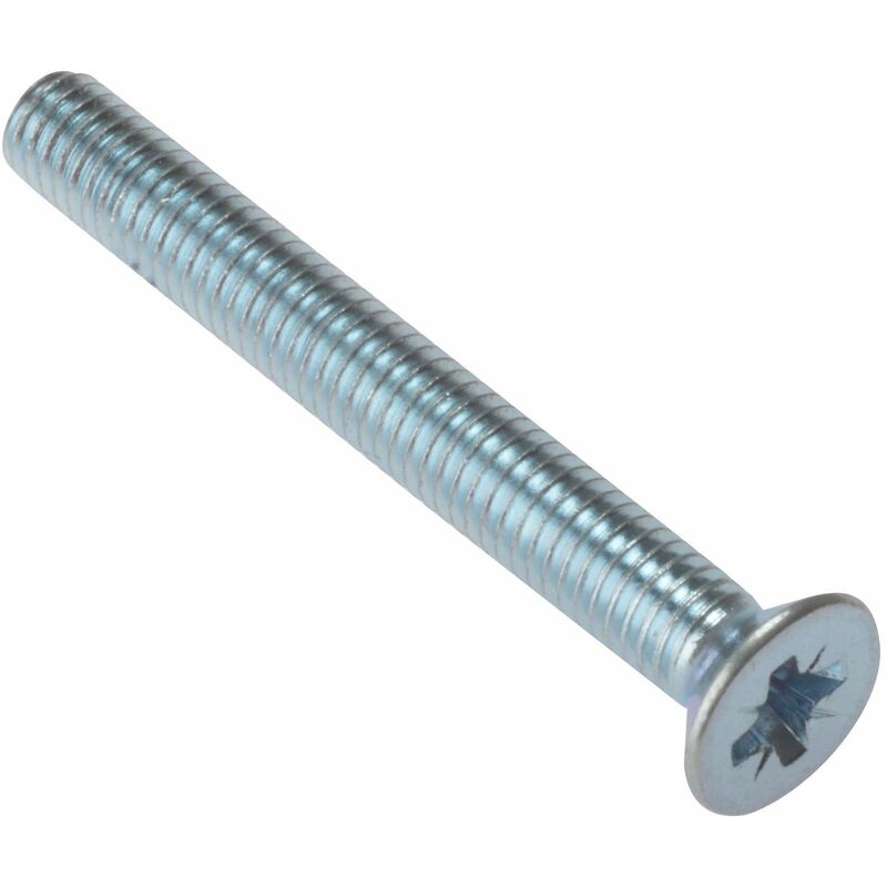 Machine Screw Pozi CSK ZP M6 x 20mm Bag 25 FORMSCSK620M