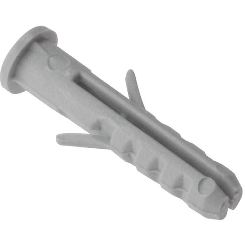 ForgeFix 100RMD840 Nylon Wall Plug Rimmed M8 x 40mm Bag 100 FORRMD840M