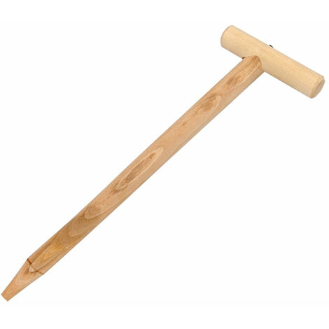 Foraterra in legno piantatoio attrezzo da giardino adatto a scavare delle piccole buche