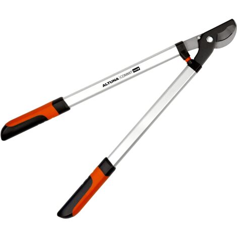 Forbice da potatura a 2 mani - Modello J500 - Realizzate in acciaio teflonato e impugnatura bimateriale - Taglio a bypass con gancio - Lunghezza di 70 cm - Ideale per potature secche - Altuna