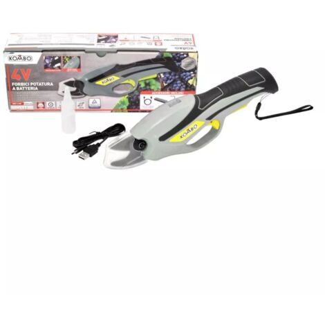forbice da potatura a batteria kombo taglio 12 mm 4v 2ah