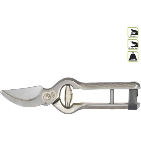 FORBICE FORGIATA BY-PASS PER POTARE 21CM VERDEMAX CESOIA PIANTE