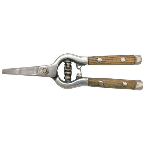 FORBICE PER FIORI CON MANICO IN LEGNO 20,5CM VERDEMAX