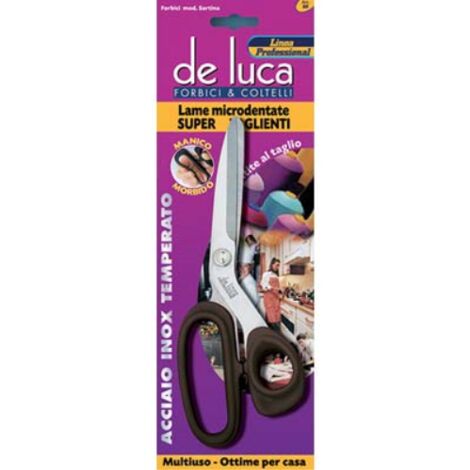 Forbice sarto professional de luca cm 22-8,5 (2 pezzi) Deluca