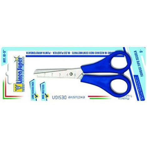 FORBICE SCUOLA LINEA SUPER  - in acciaio -- - cm.13  --  PZ 6
