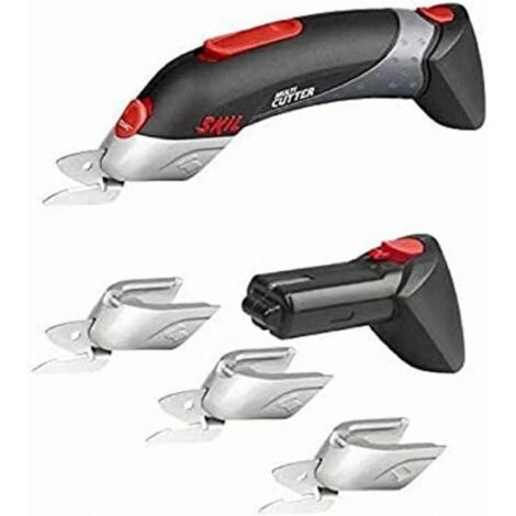 Forbici a batteria Skil Multi-Cutter 2900 AJ (forbici universali, incluso caricabatterie, 2 batterie da 4,8 V, 4 teste di forbici)