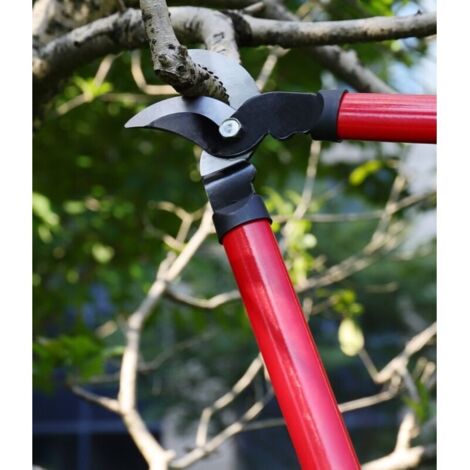 Forbici da potatura a incudine CSPARCV per legno secco e duro, lame in acciaio temprato con rivestimento antiaderente, lunghezza: 37 cm