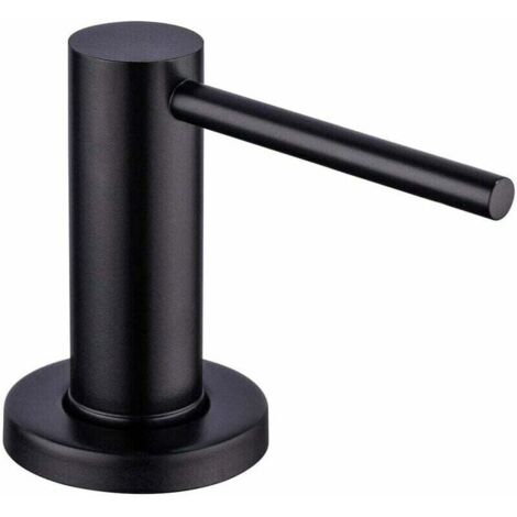 Forbici Dispenser di sapone da 500 ml Pompa per sapone nero per lavello della cucina