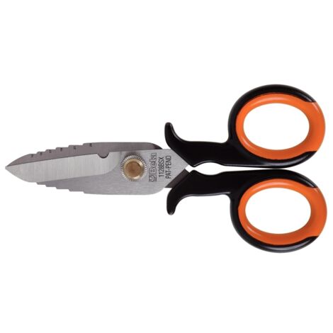 FORBICI ELETTRICISTI INOX A GRADINO BETA ART. 1128BSX   